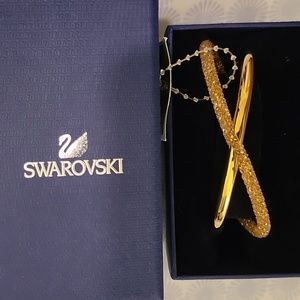 Swarovski cuff twist bracelet